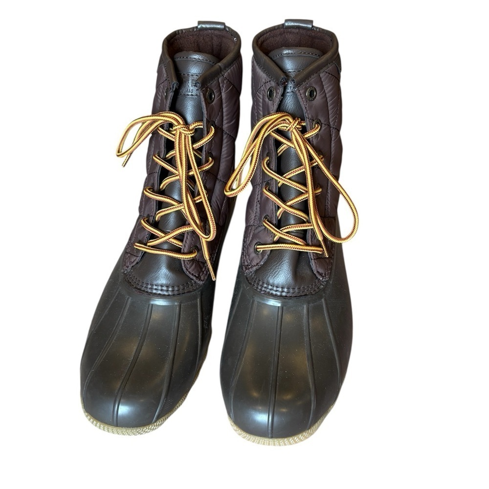 Sperry Men’s | Top-Sider Men's Saltwater Duck Rain Boot Brown Nylon size 11 - Picture 2 of 7